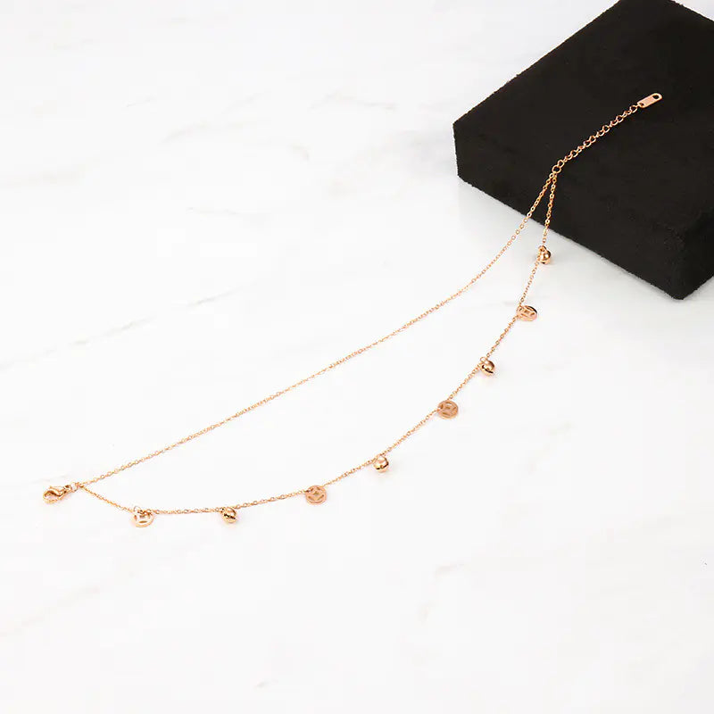 Black Swan Titanium Steel Ankle Bracelet for Women